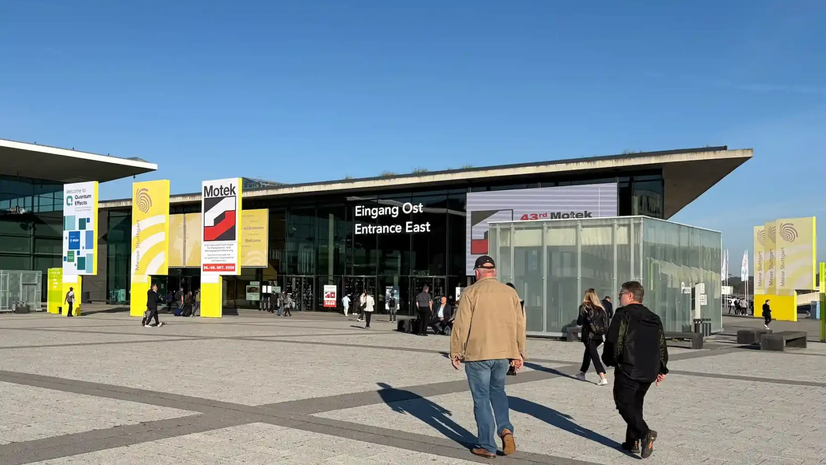 Messeeingang der interbad 2026 in Stuttgart