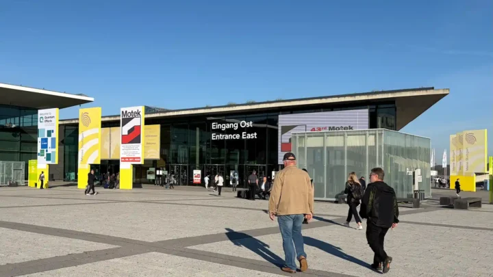 Messeeingang der interbad 2026 in Stuttgart